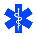 Logo ambulances sign - vector Royalty Free Stock Photo
